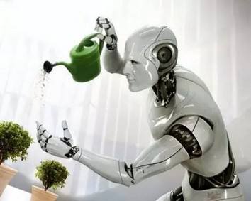 机器人“浇花”